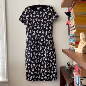 Boden Pheobe Bird Dress w/Pockets